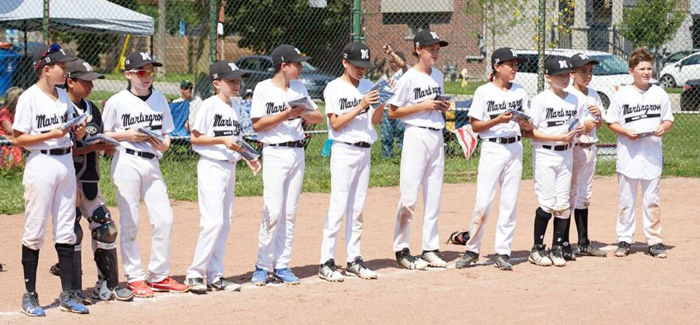 TBA winners Minor Peewee Rep A (Team White) lineup