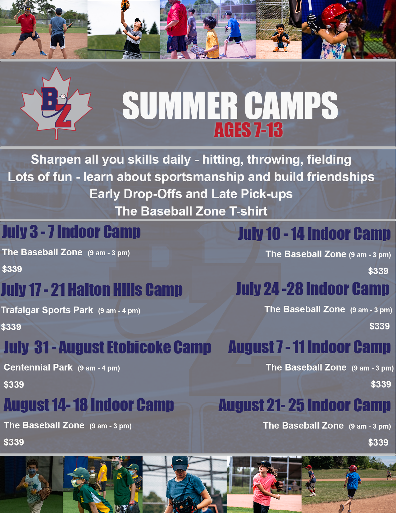 TBZ Baseball Camps TBZ Baseball Camps